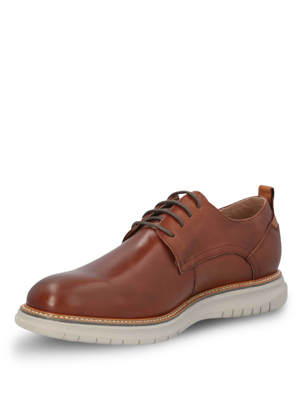 Zapato Cuero Hombre Rustic Café