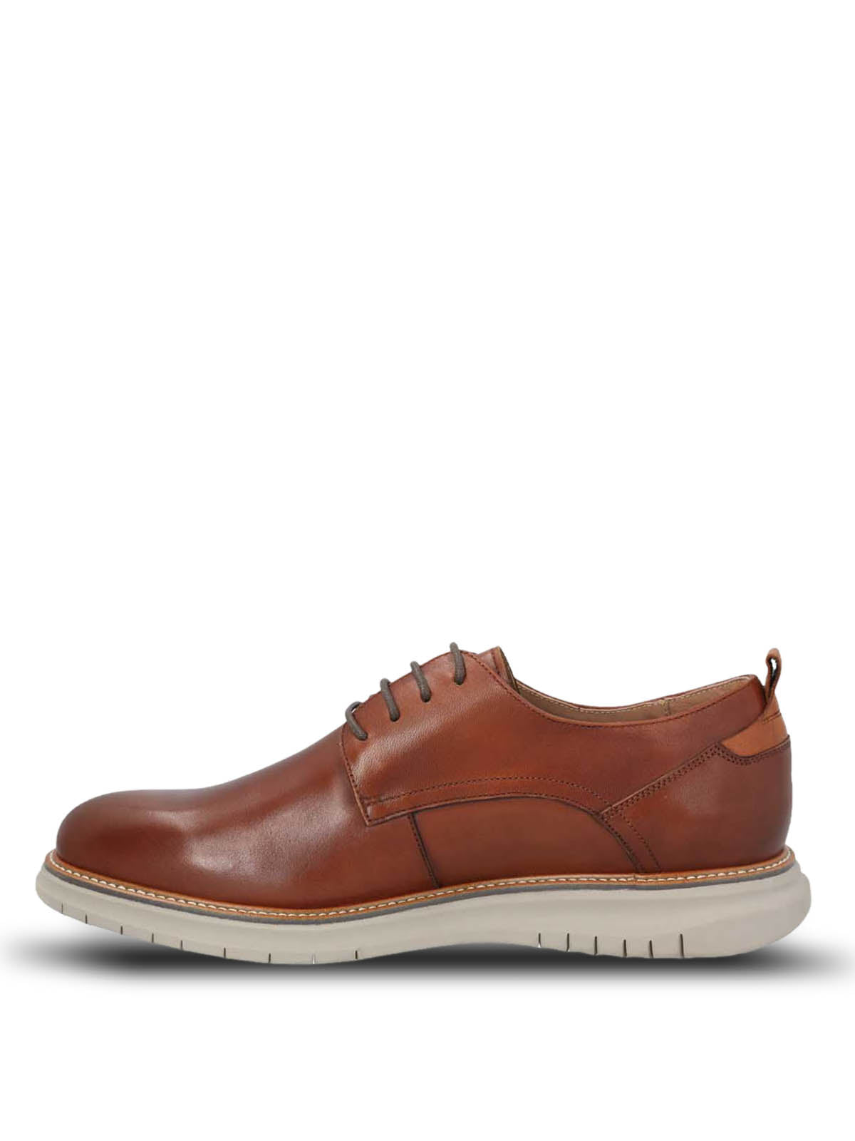 Zapato Cuero Hombre Rustic Café