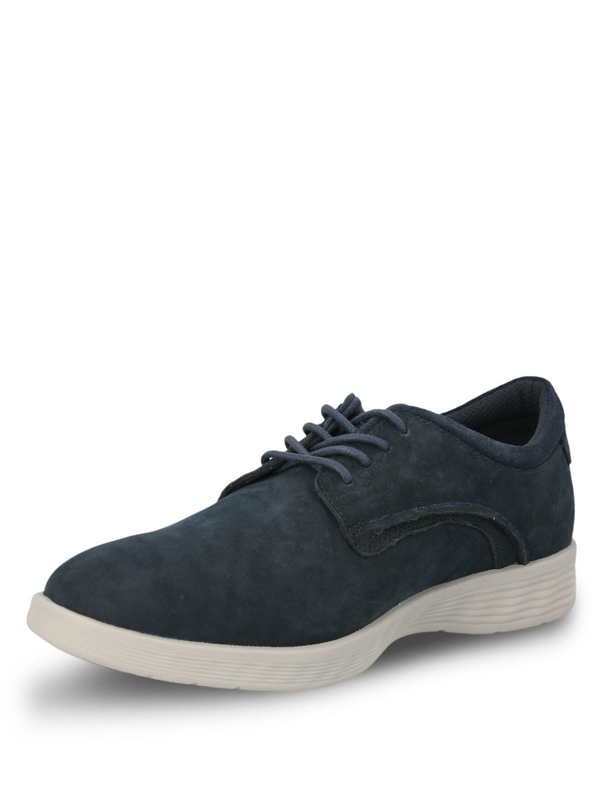 Zapato Cuero Hombre Spinal Street Azul Oscuro