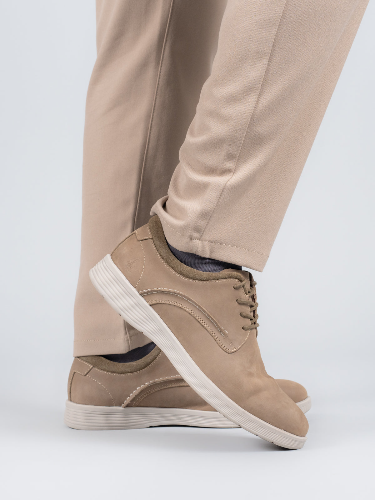 Zapato Cuero Hombre Spinal Street Taupe