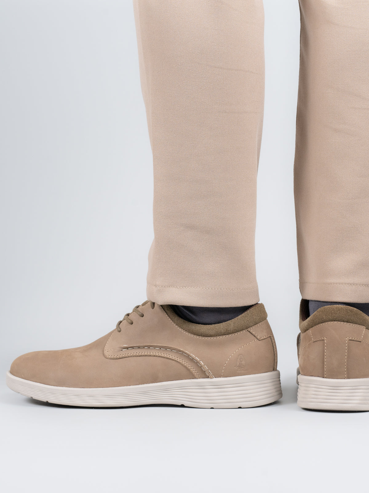 Zapato Cuero Hombre Spinal Street Taupe