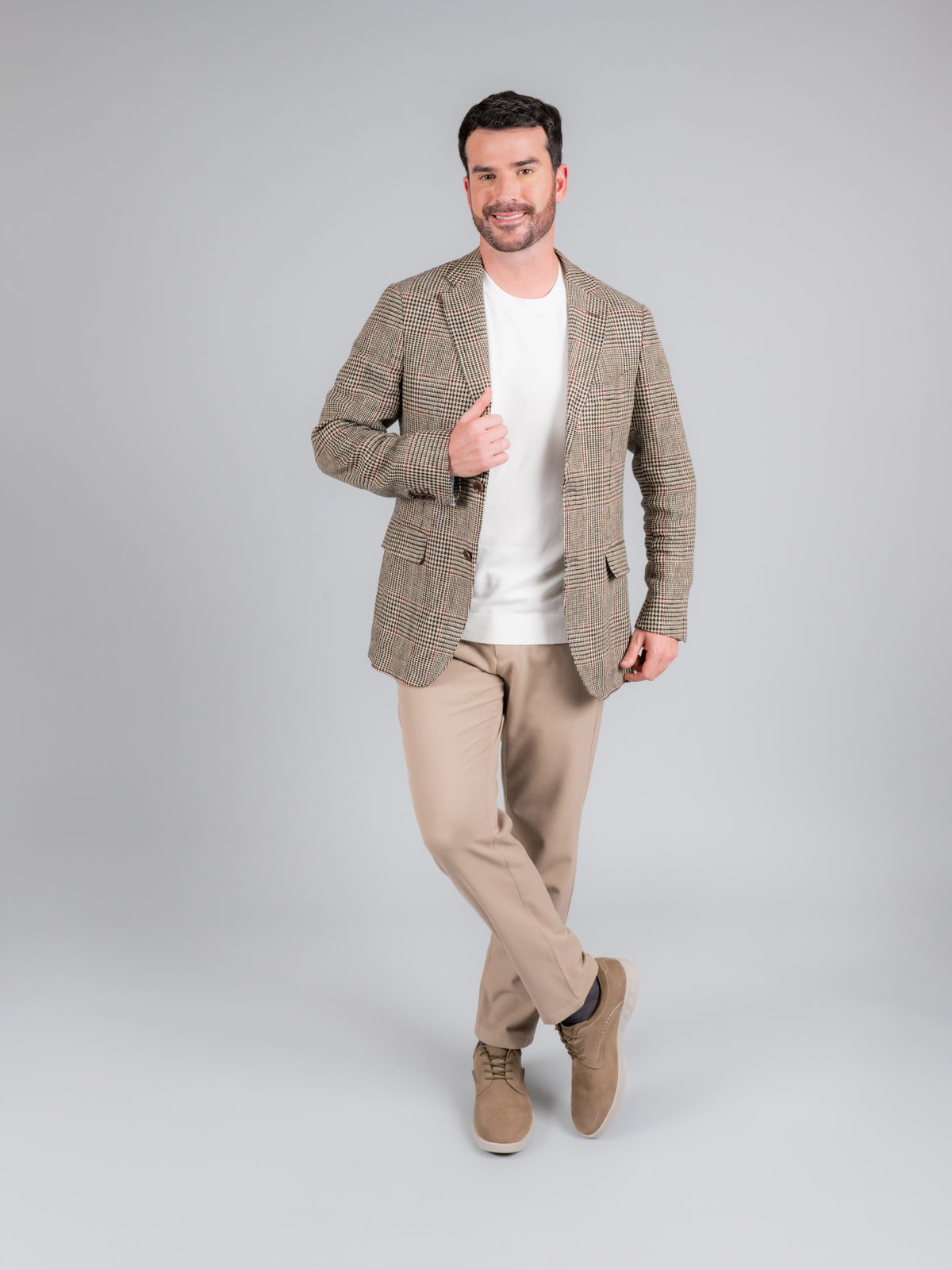 Zapato Cuero Hombre Spinal Street Taupe
