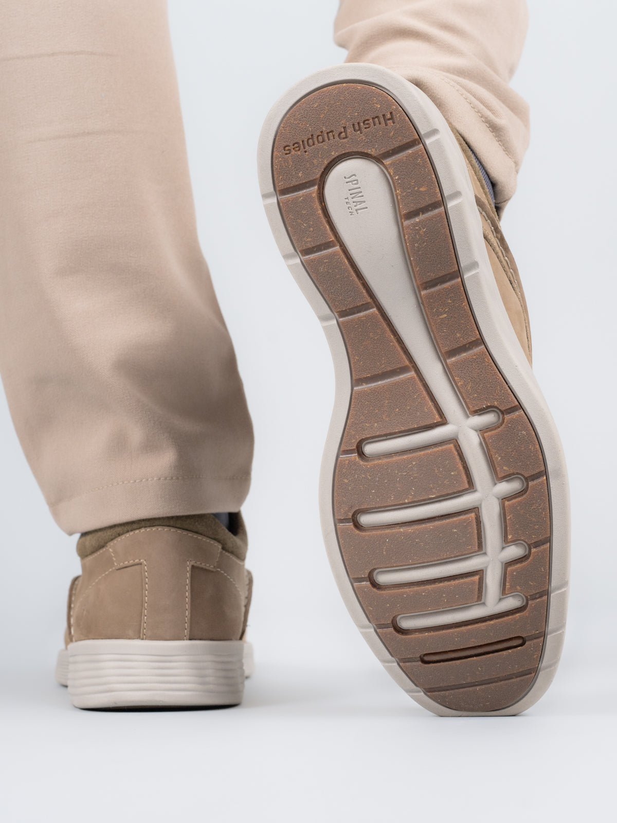 Zapato Cuero Hombre Spinal Street Taupe