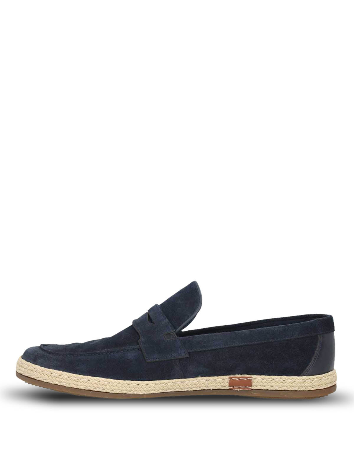 Mocasin Cuero Hombre Montella Azul Oscuro | Hush Puppies