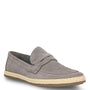 Mocasin Cuero Hombre Montella Gris