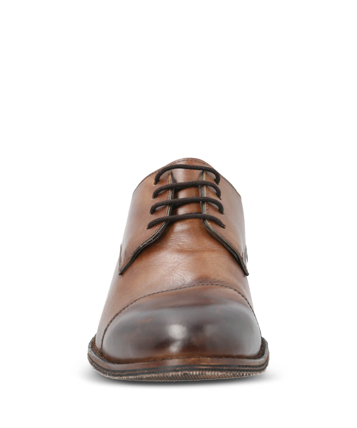 Zapato Vestir Cuero Hombre Warren Café Claro