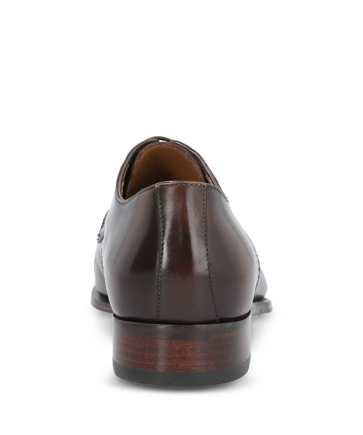 Zapato Vestir Cuero Hombre Fiano Café Oscuro
