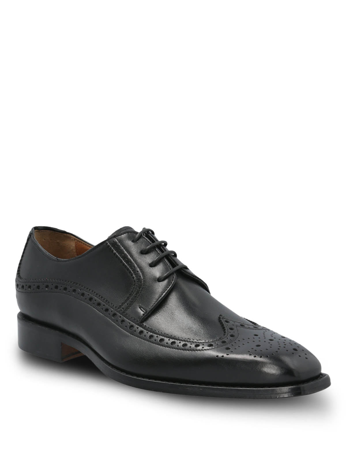 Zapato Vestir Cuero Hombre Marino Negro