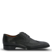 Zapato Vestir Cuero Hombre Marino Negro