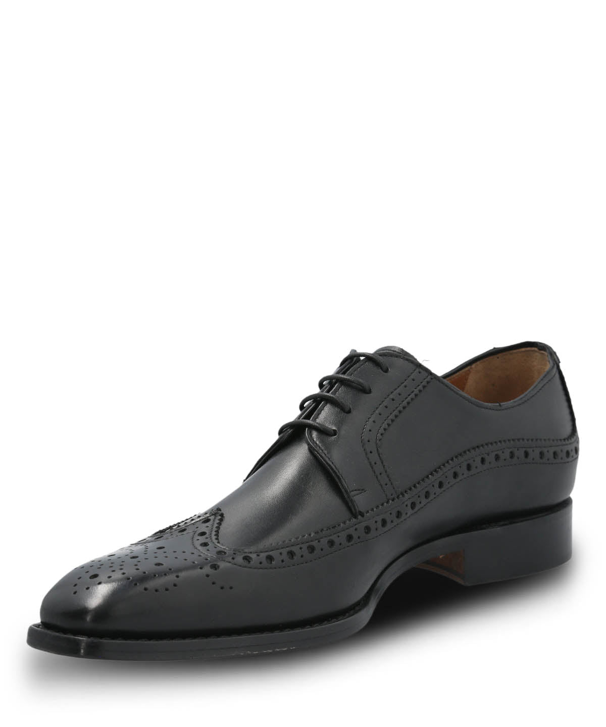 Zapato Vestir Cuero Hombre Marino Negro