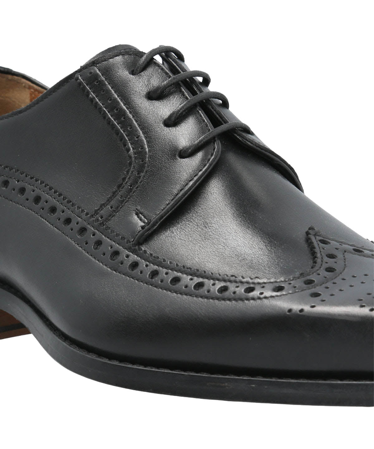 Zapato Vestir Cuero Hombre Marino Negro