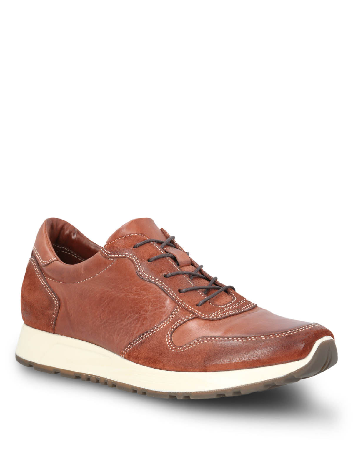 Zapatilla Cuero Hombre Paramus Café