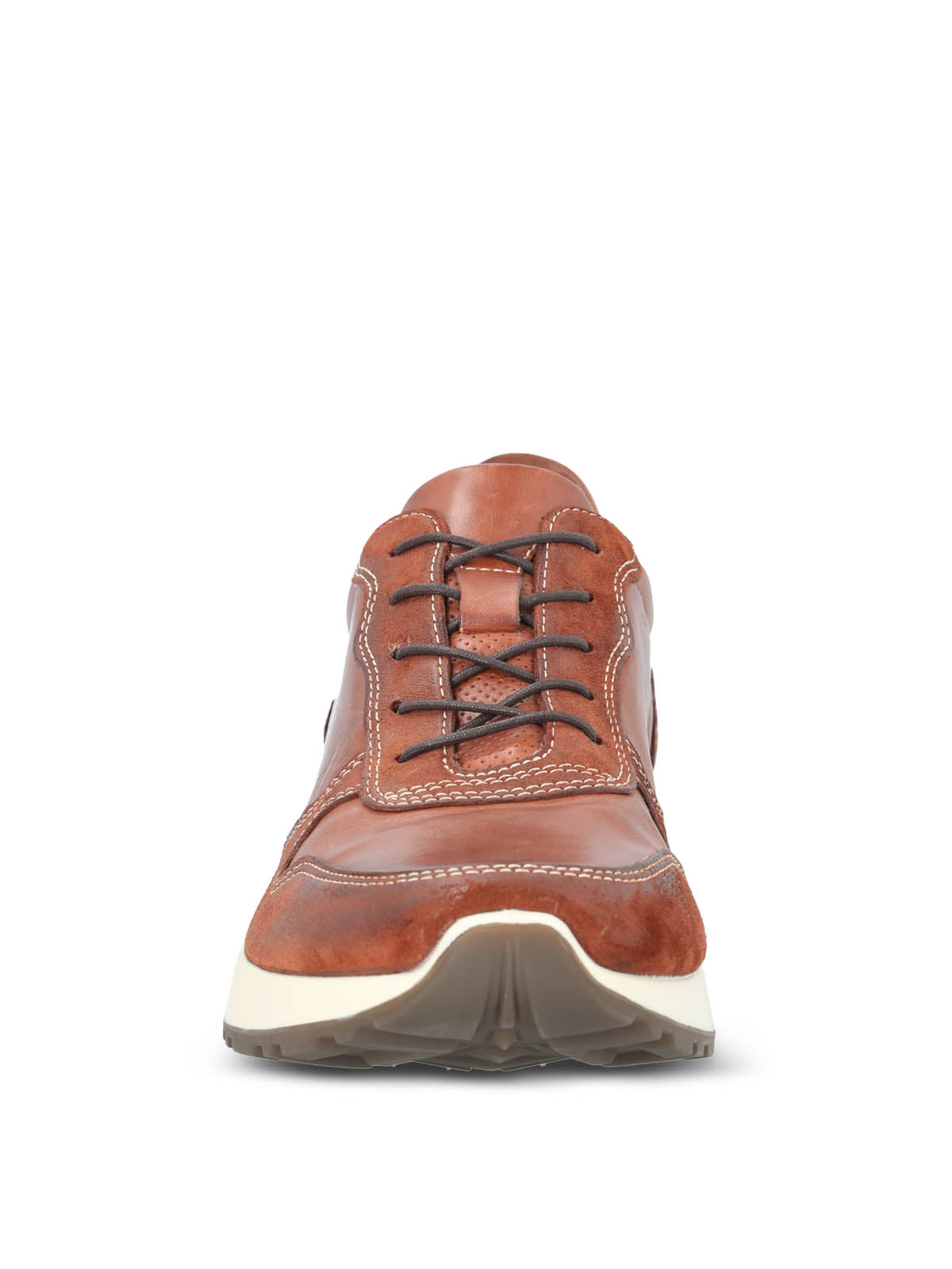 Zapatilla Cuero Hombre Paramus Café
