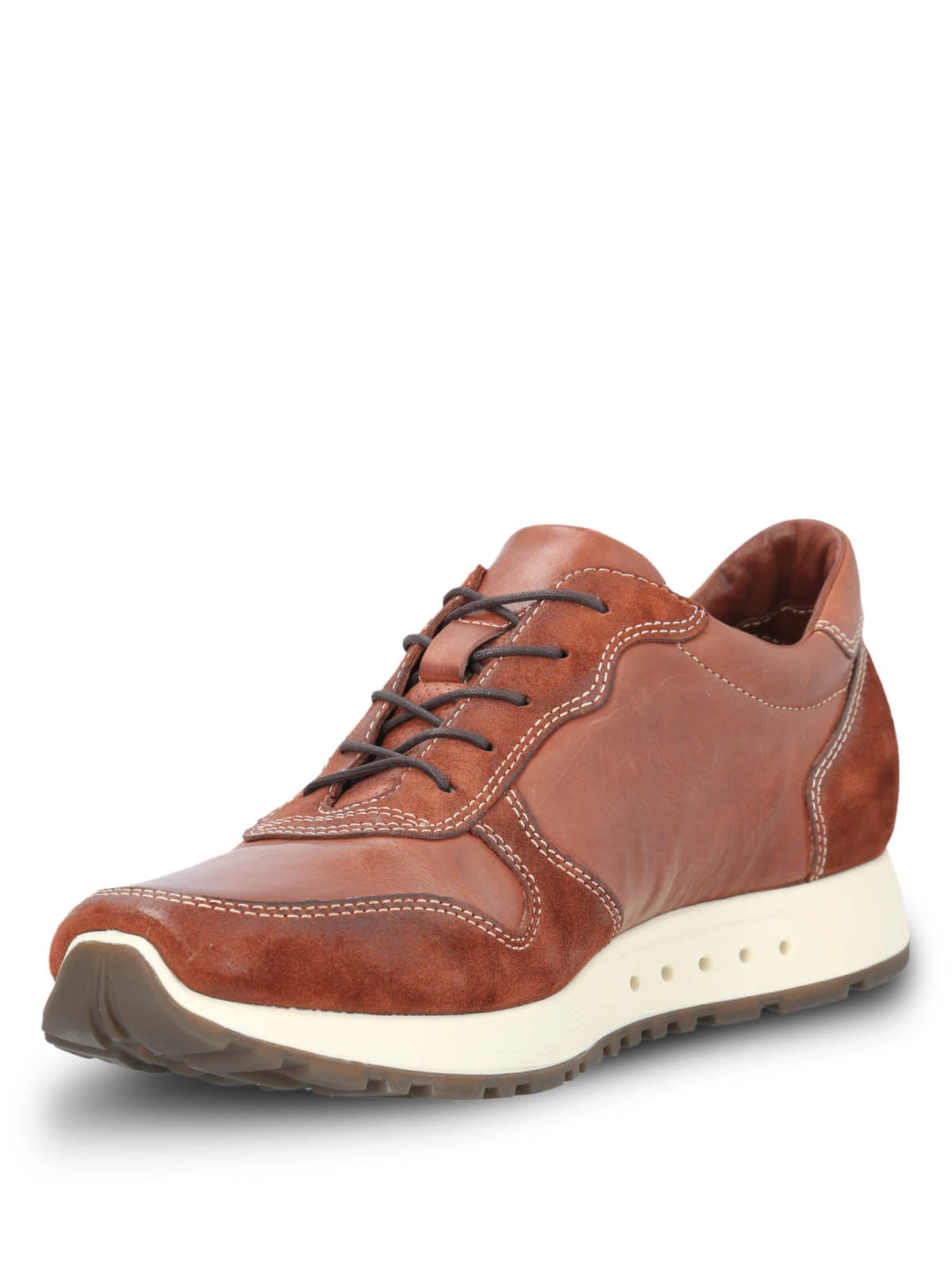 Zapatilla Cuero Hombre Paramus Café