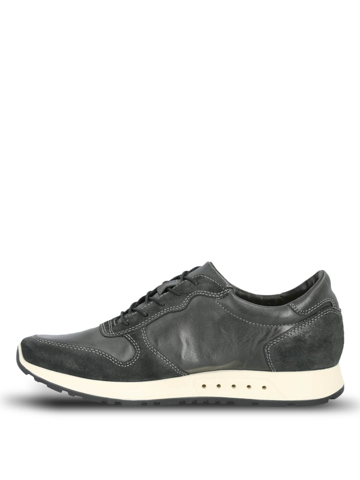 Zapatilla Cuero Hombre Paramus Negro
