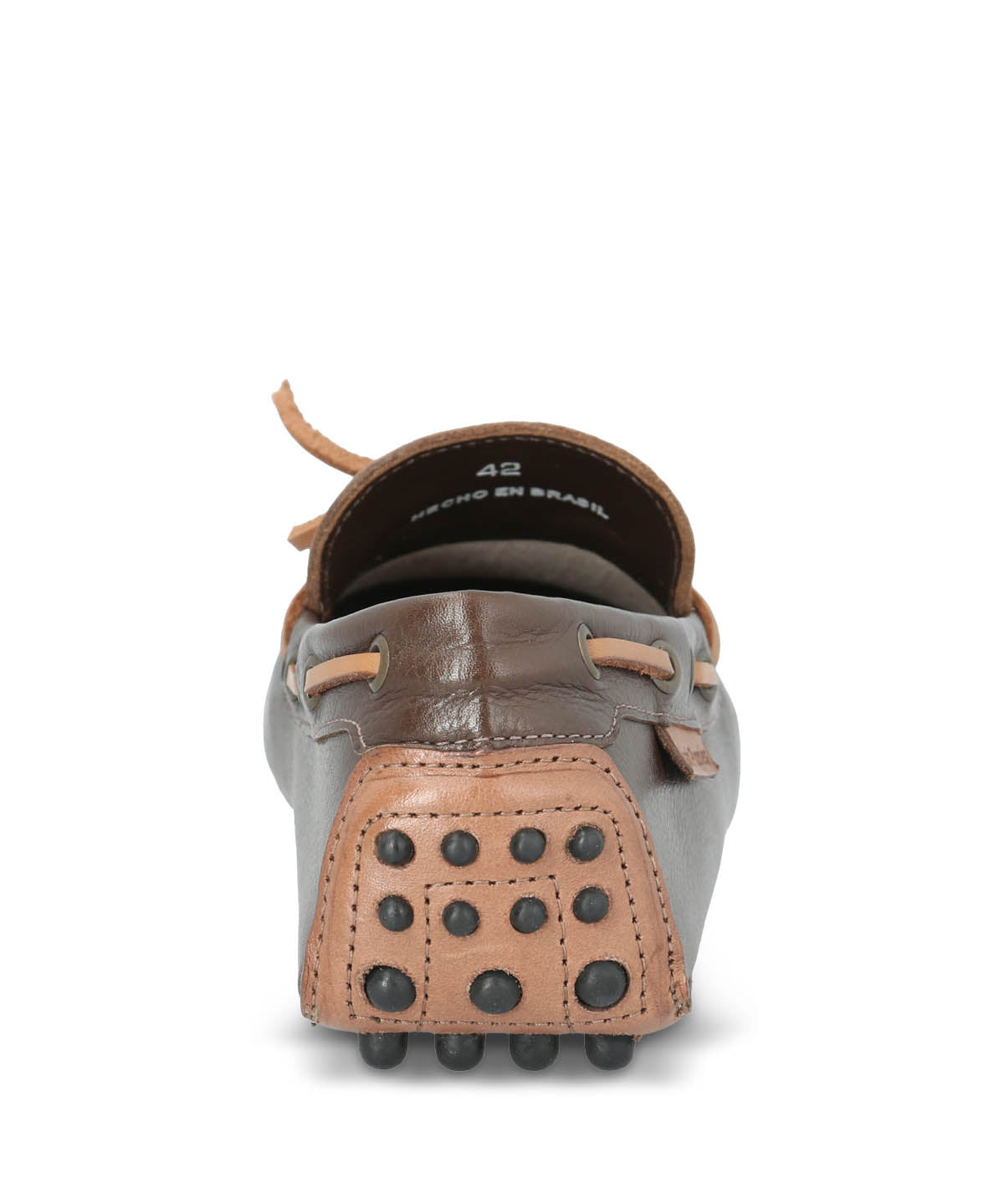 Mocasin Cuero Hombre Oley Café Oscuro