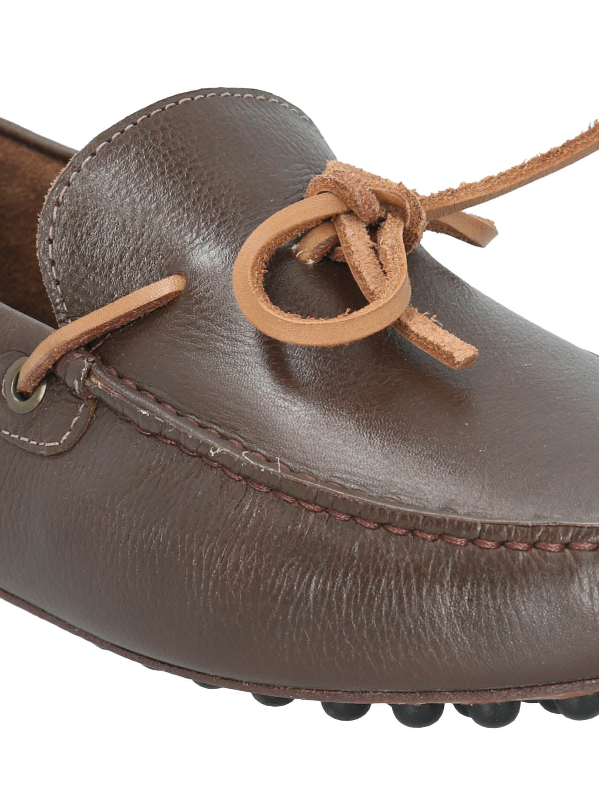 Mocasin Cuero Hombre Oley Café Oscuro