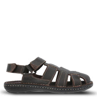 Sandalia Cuero Hombre Neri Café Oscuro | Hush Puppies