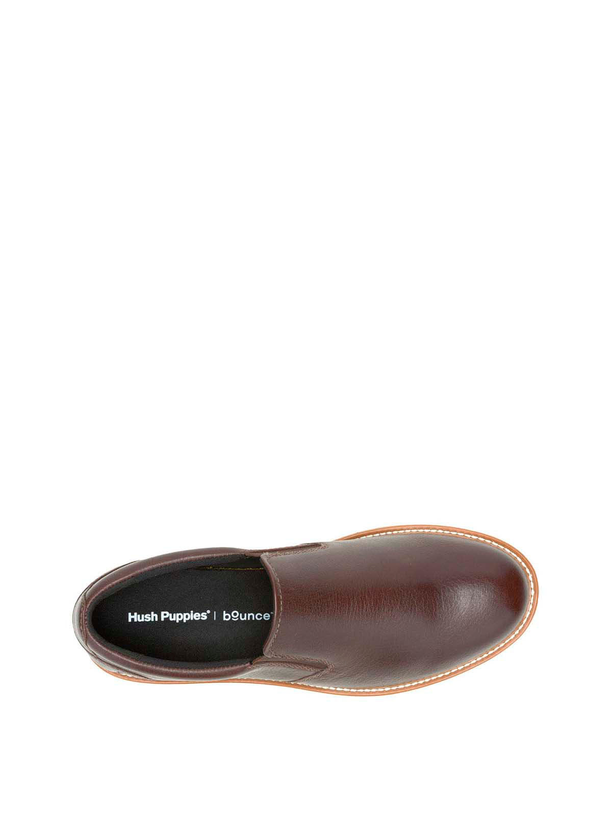 Slip On Cuero Hombre Jenson Slip Café Hush | Hush Puppies