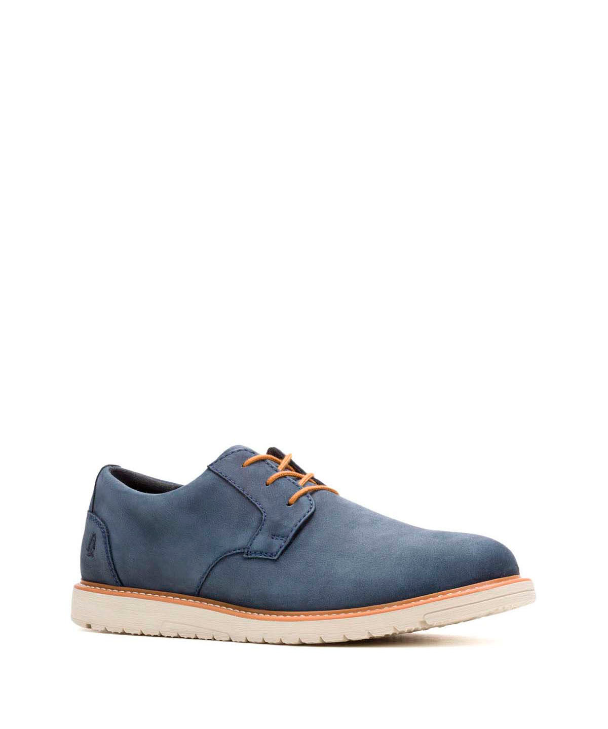Zapato Cuero Hombre Jenson Oxford Azul Hush Puppies