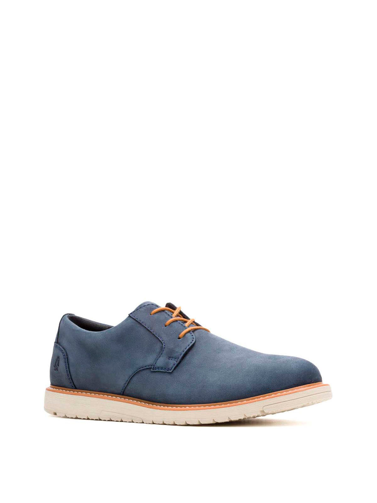 Zapato Cuero Hombre Jenson Oxford Azul Hush Puppies