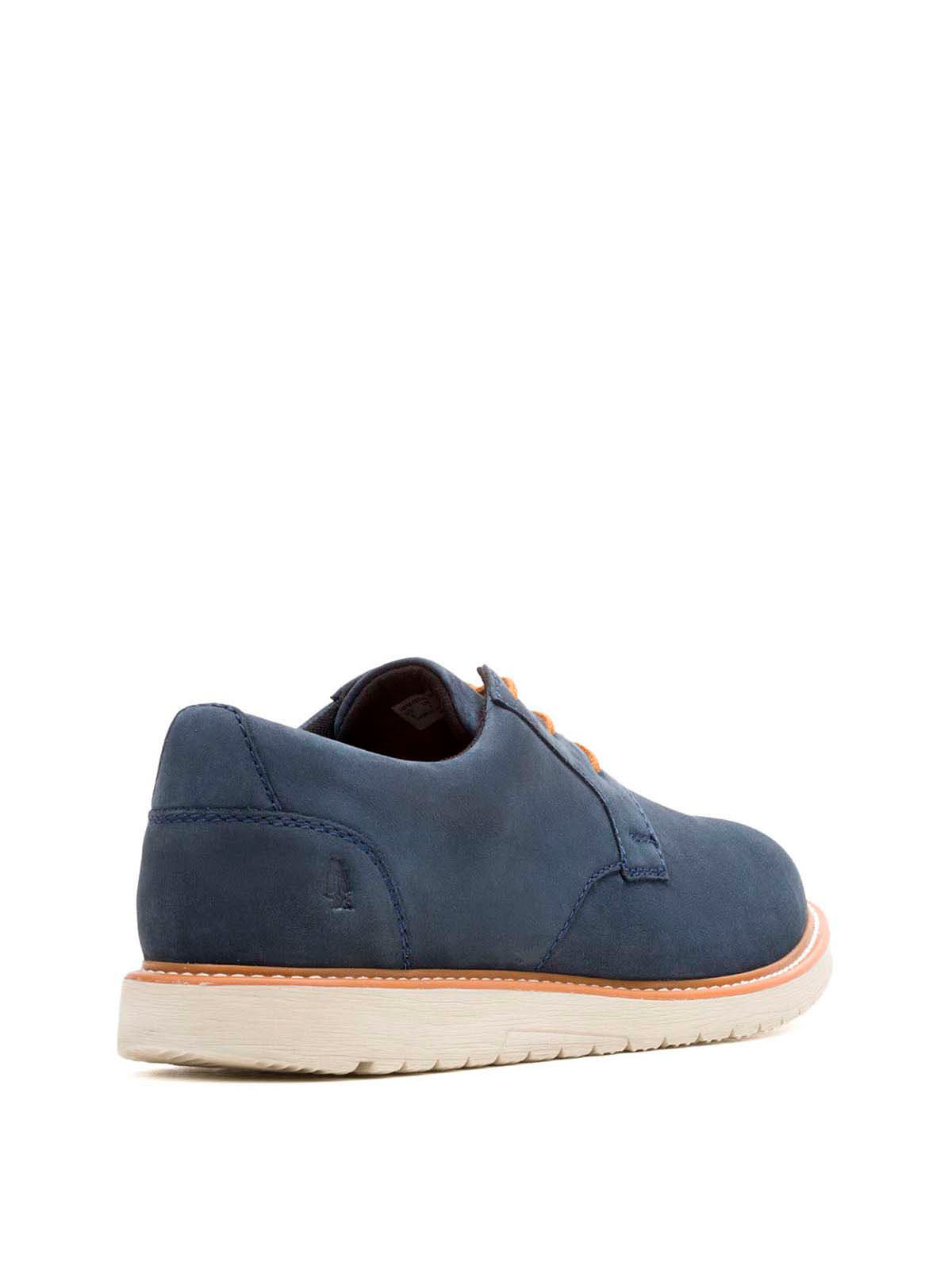 Zapato Cuero Hombre Jenson Oxford Azul Hush Puppies