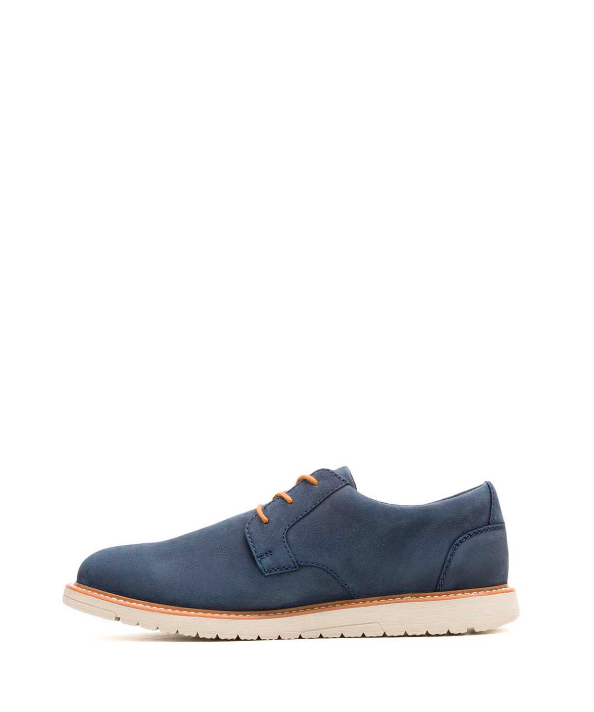 Zapato Cuero Hombre Jenson Oxford Azul Hush Puppies