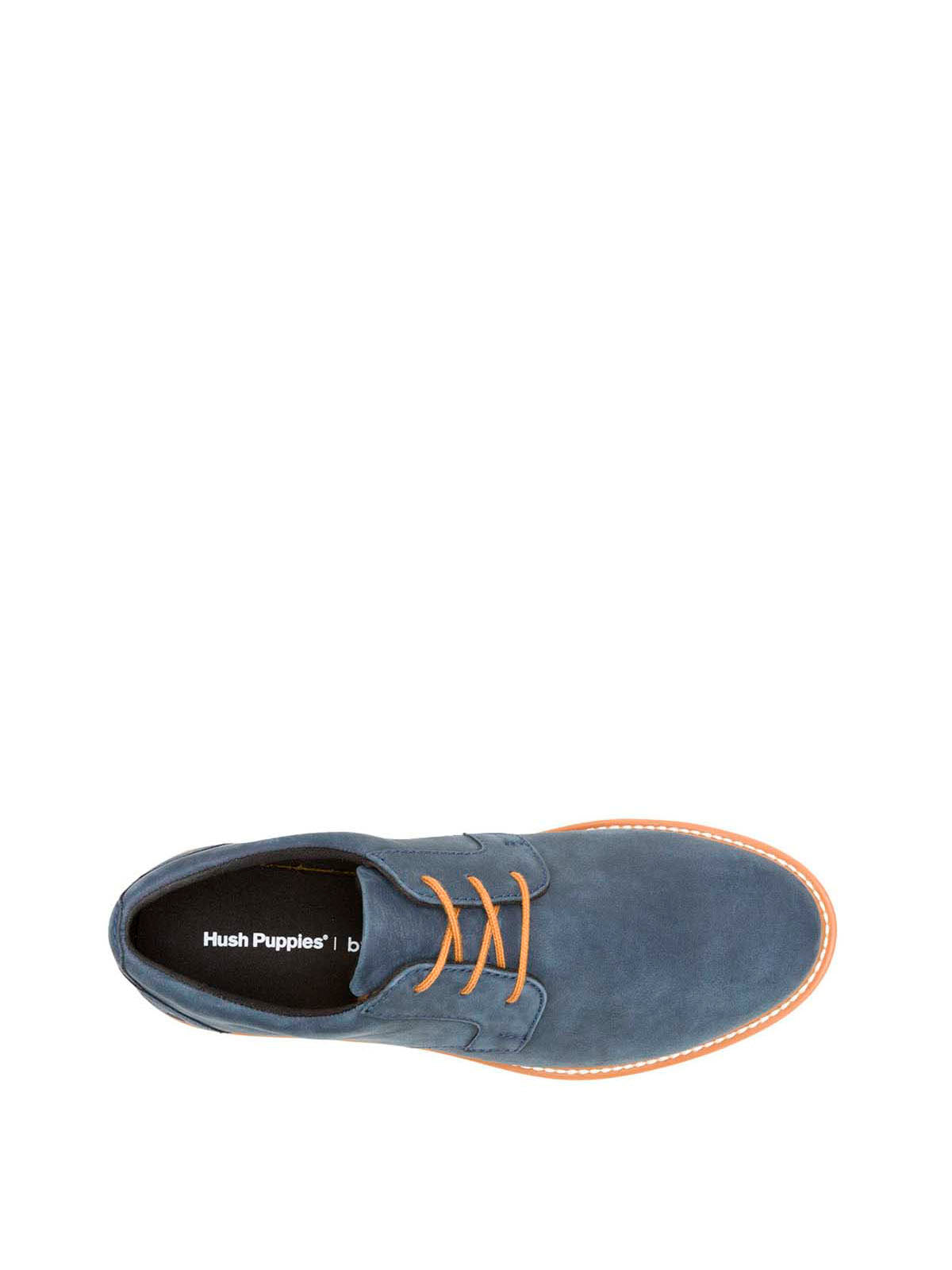 Zapato Cuero Hombre Jenson Oxford Azul Hush Puppies
