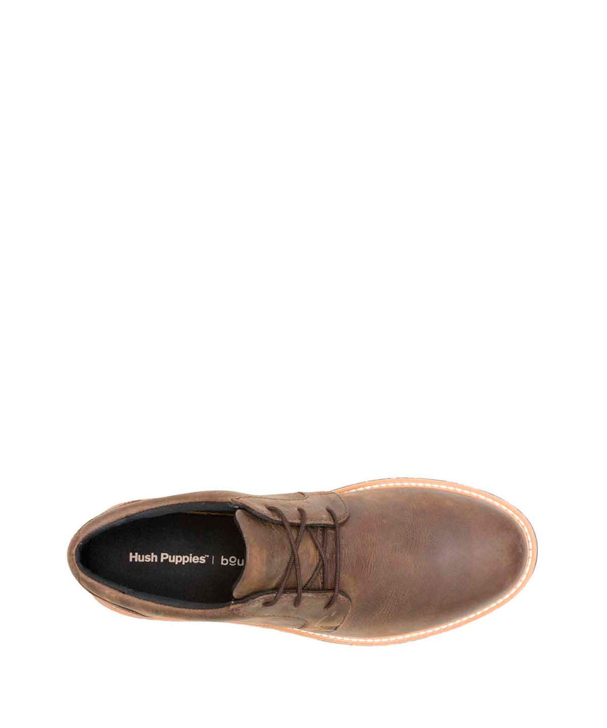 Zapato Cuero Hombre Jenson Oxford Café Hush Puppies | Hush Puppies