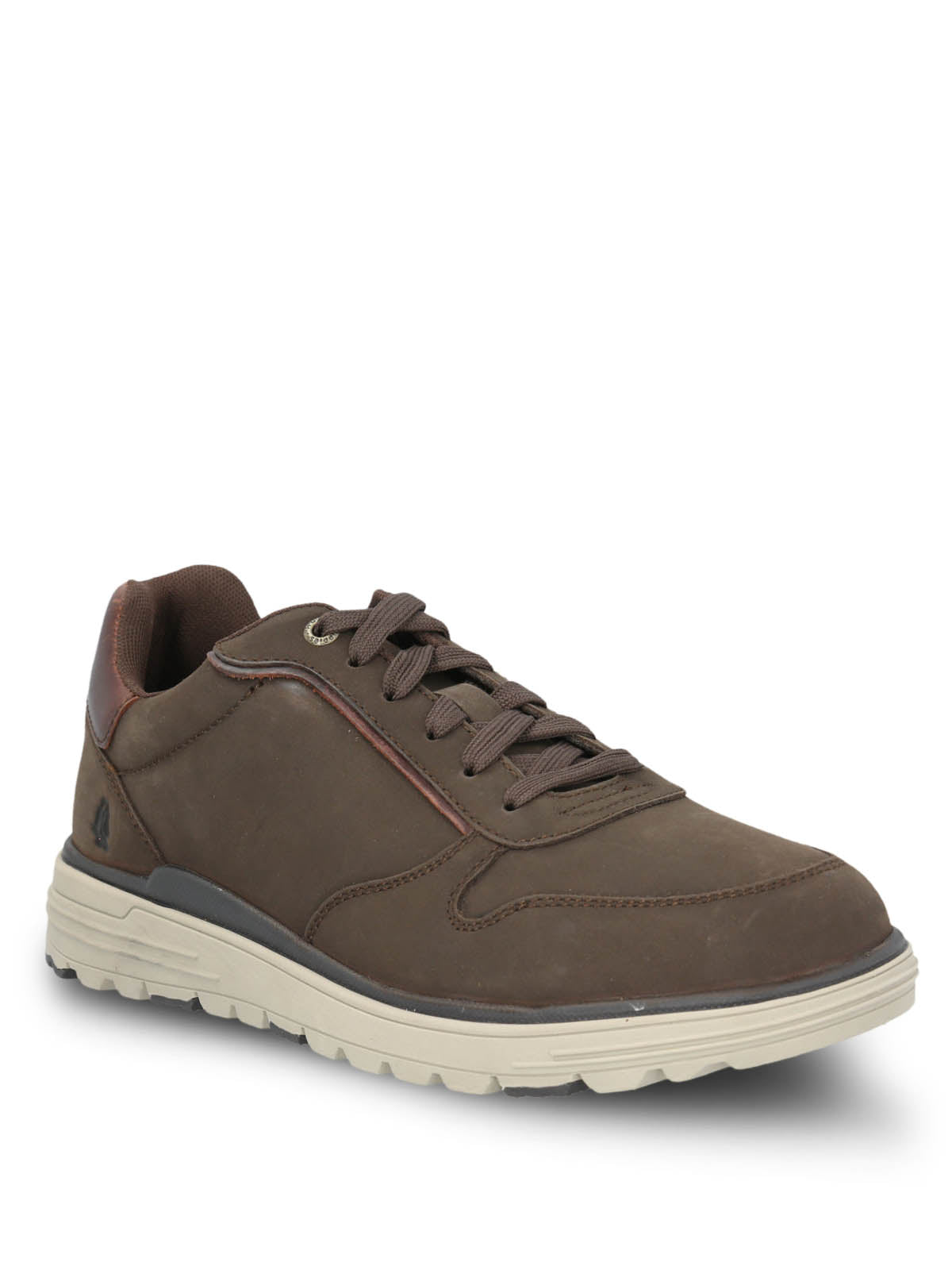 Zapatilla Cuero Hombre Gualaz Café Oscuro