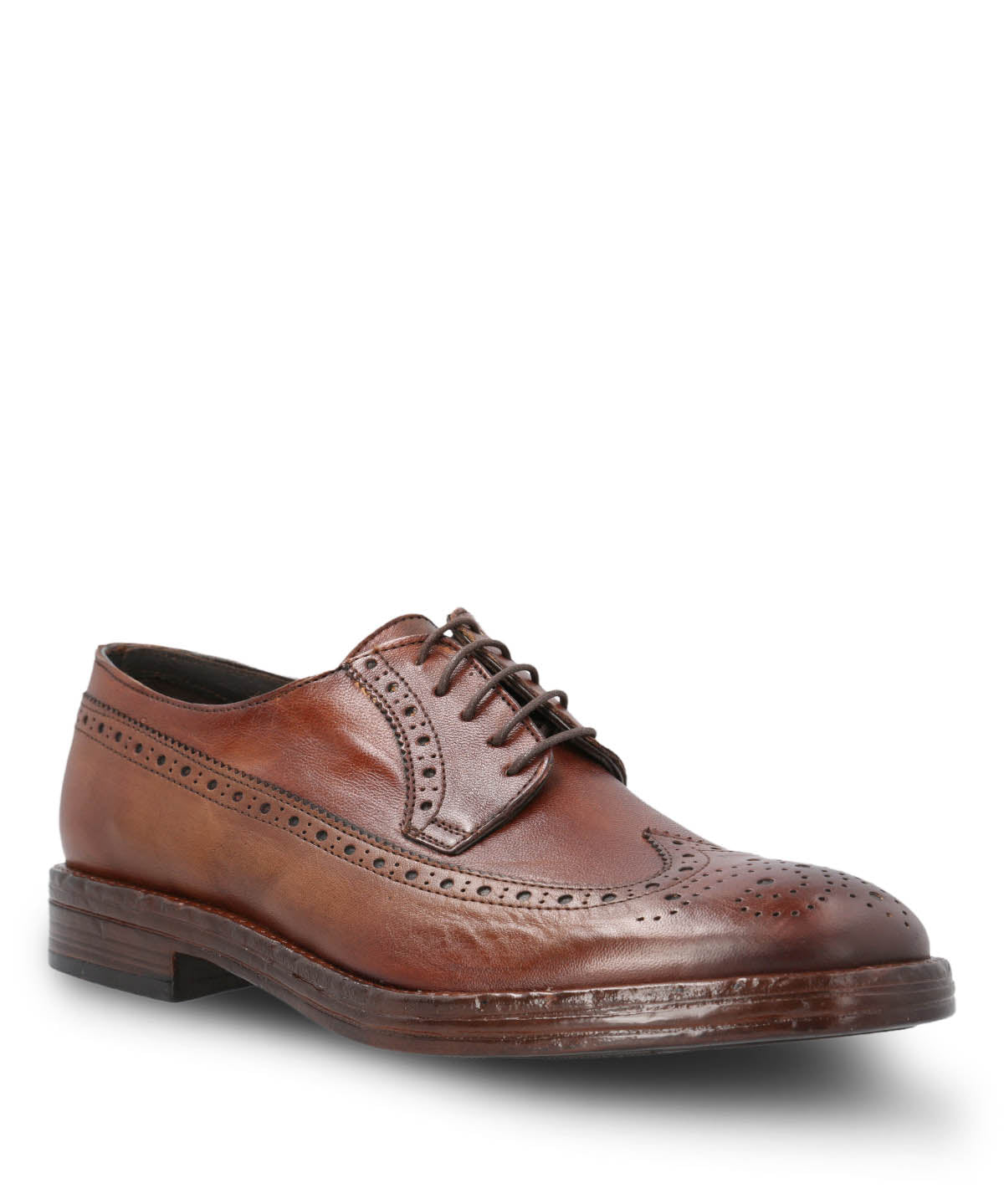 Zapato Vestir Cuero Hombre Paolo Café