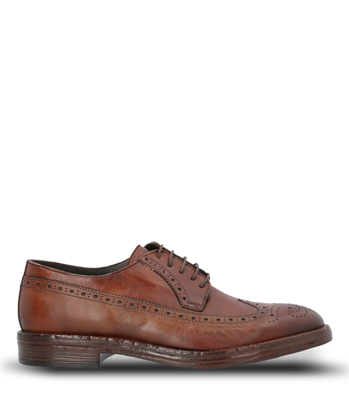 Zapato Vestir Cuero Hombre Paolo Café