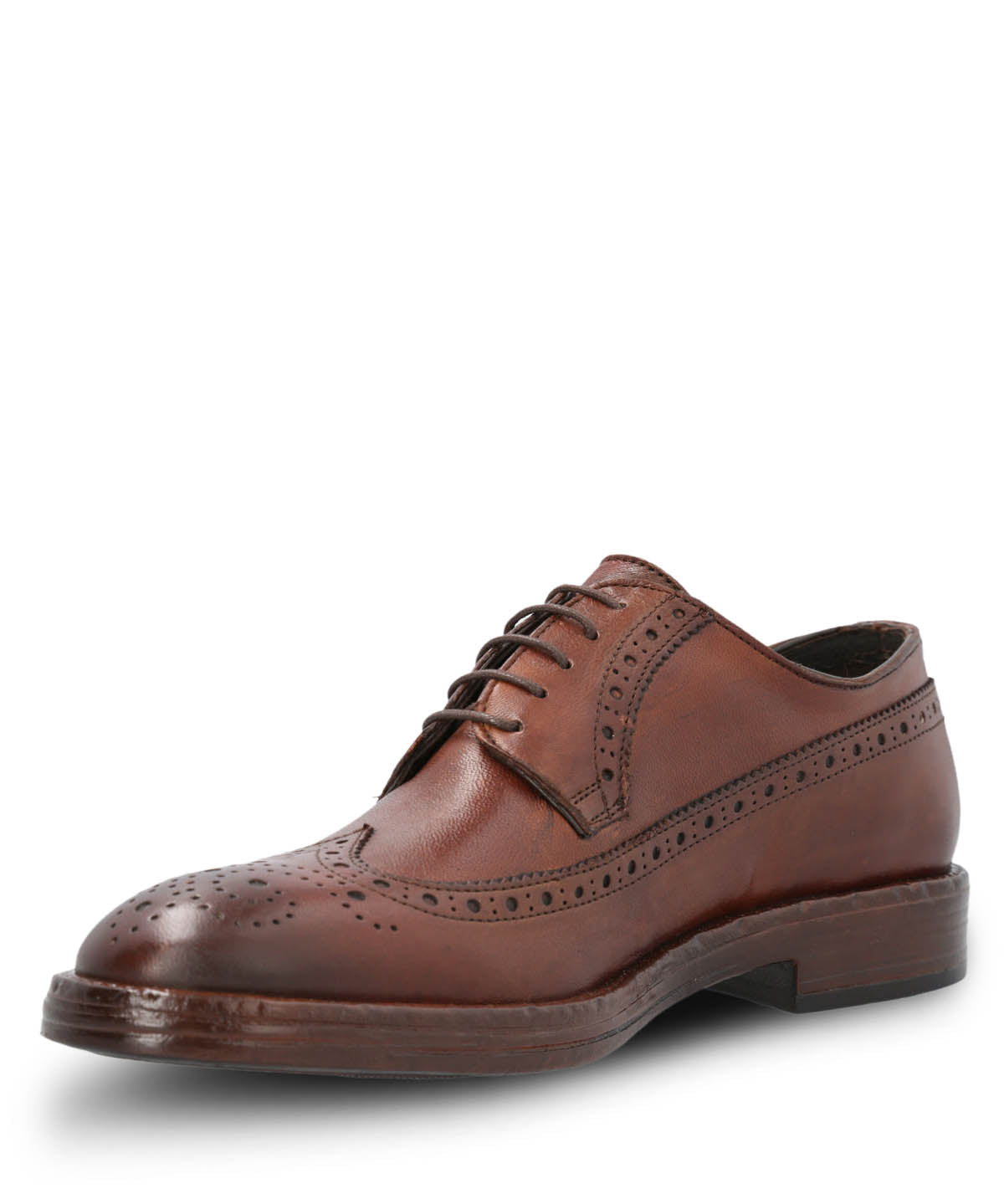 Zapato Vestir Cuero Hombre Paolo Café