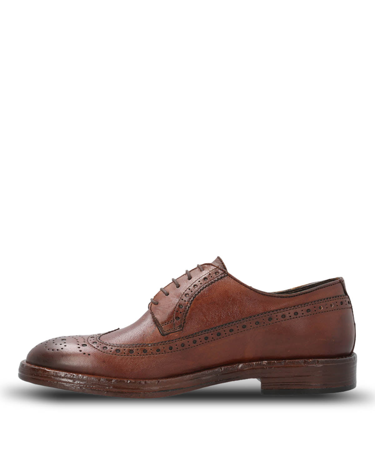 Zapato Vestir Cuero Hombre Paolo Café