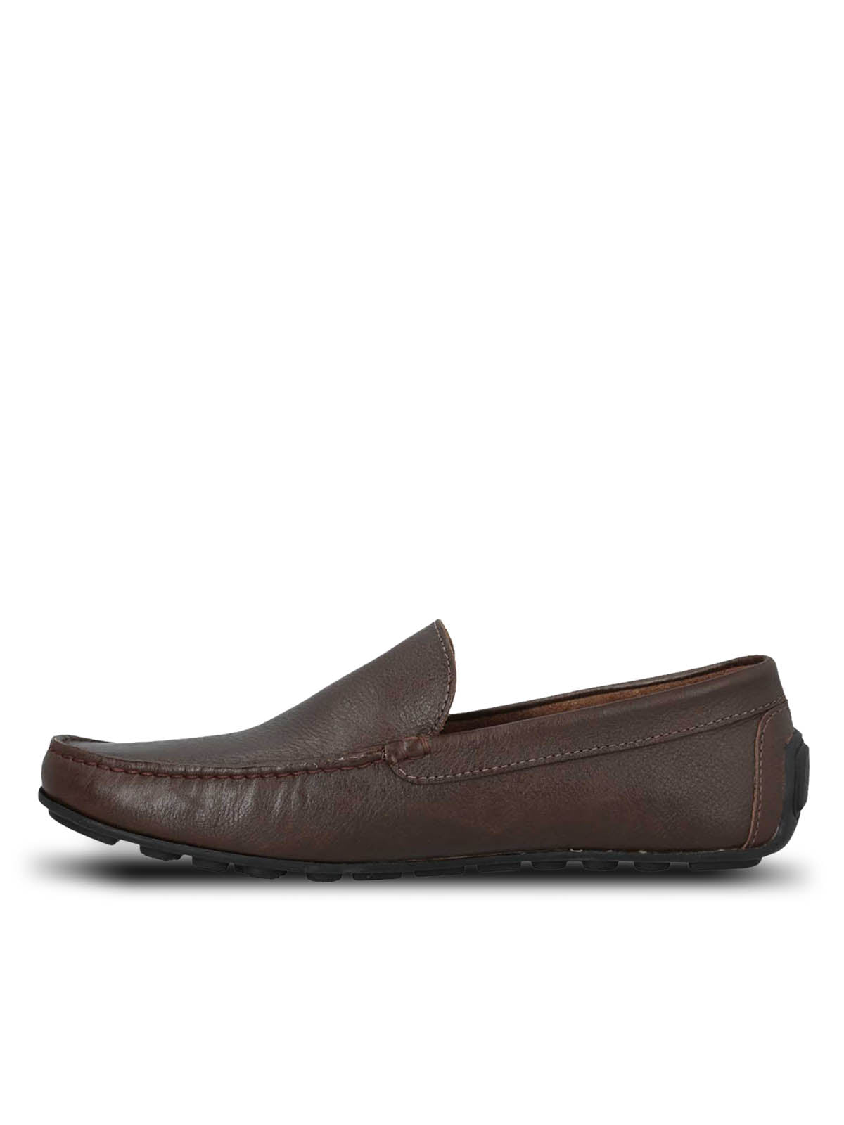 Mocasin Cuero Hombre Blumenau Café Oscuro | Hush Puppies