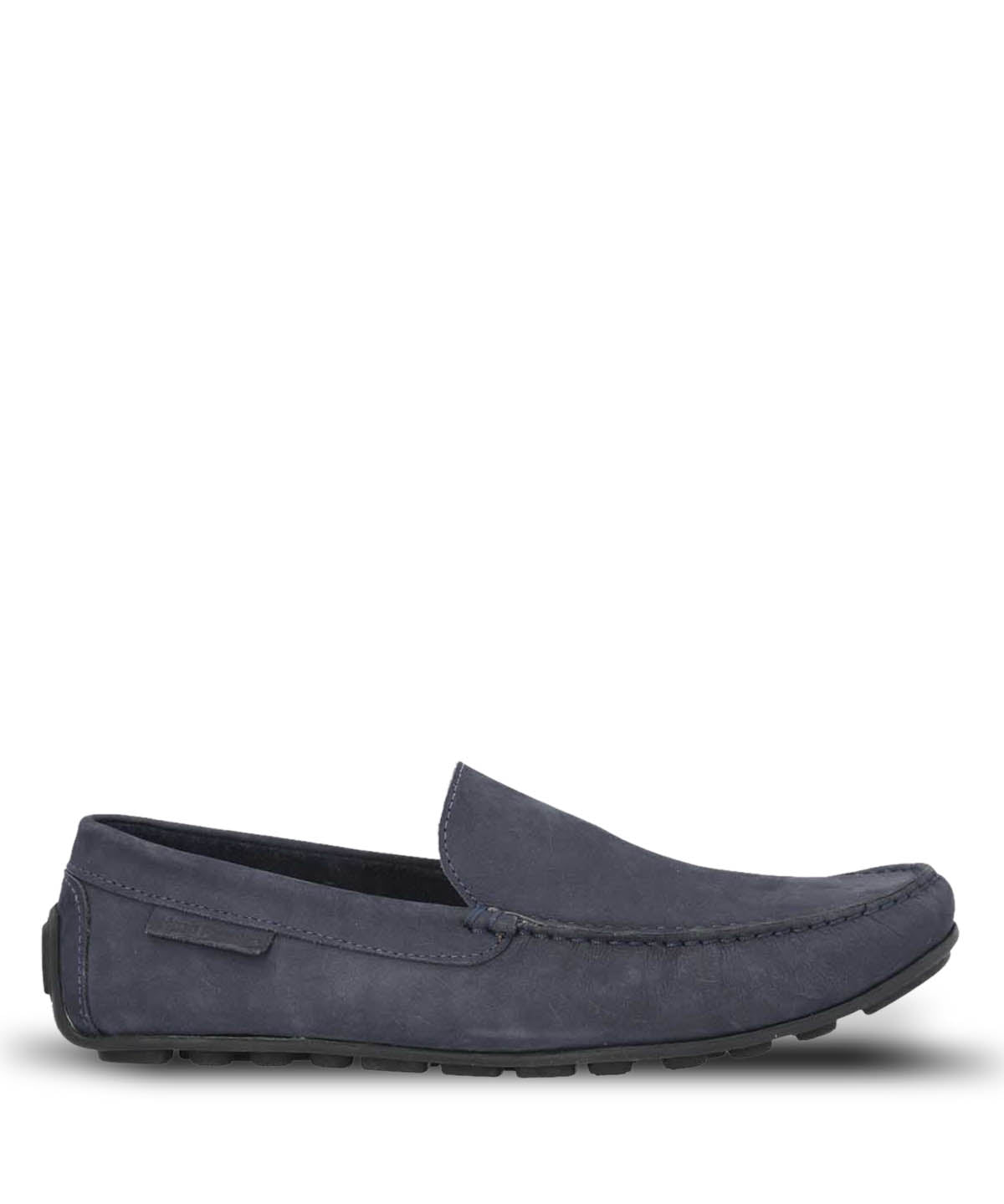Mocasin Cuero Hombre Blumenau Azul Oscuro