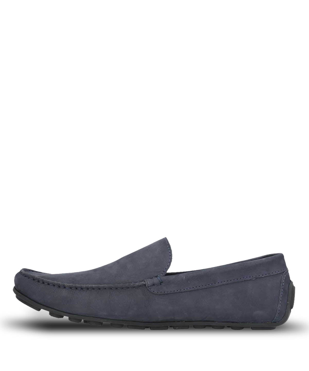 Mocasin Cuero Hombre Blumenau Azul Oscuro