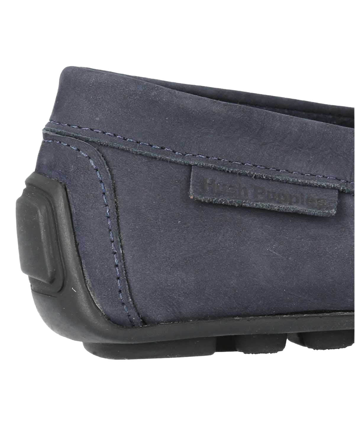 Mocasin Cuero Hombre Blumenau Azul Oscuro