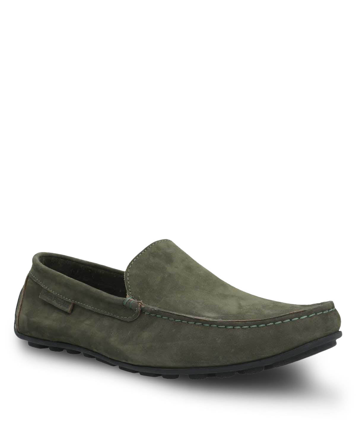 Mocasin Cuero Hombre Blumenau Verde | Hush Puppies