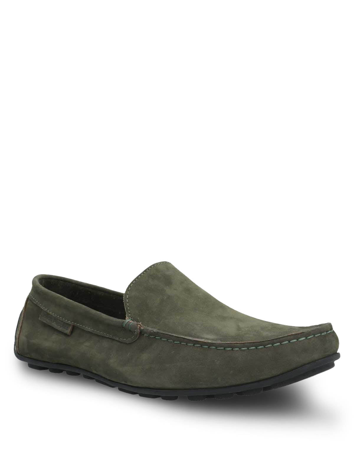 Mocasin Cuero Hombre Blumenau Verde | Hush Puppies