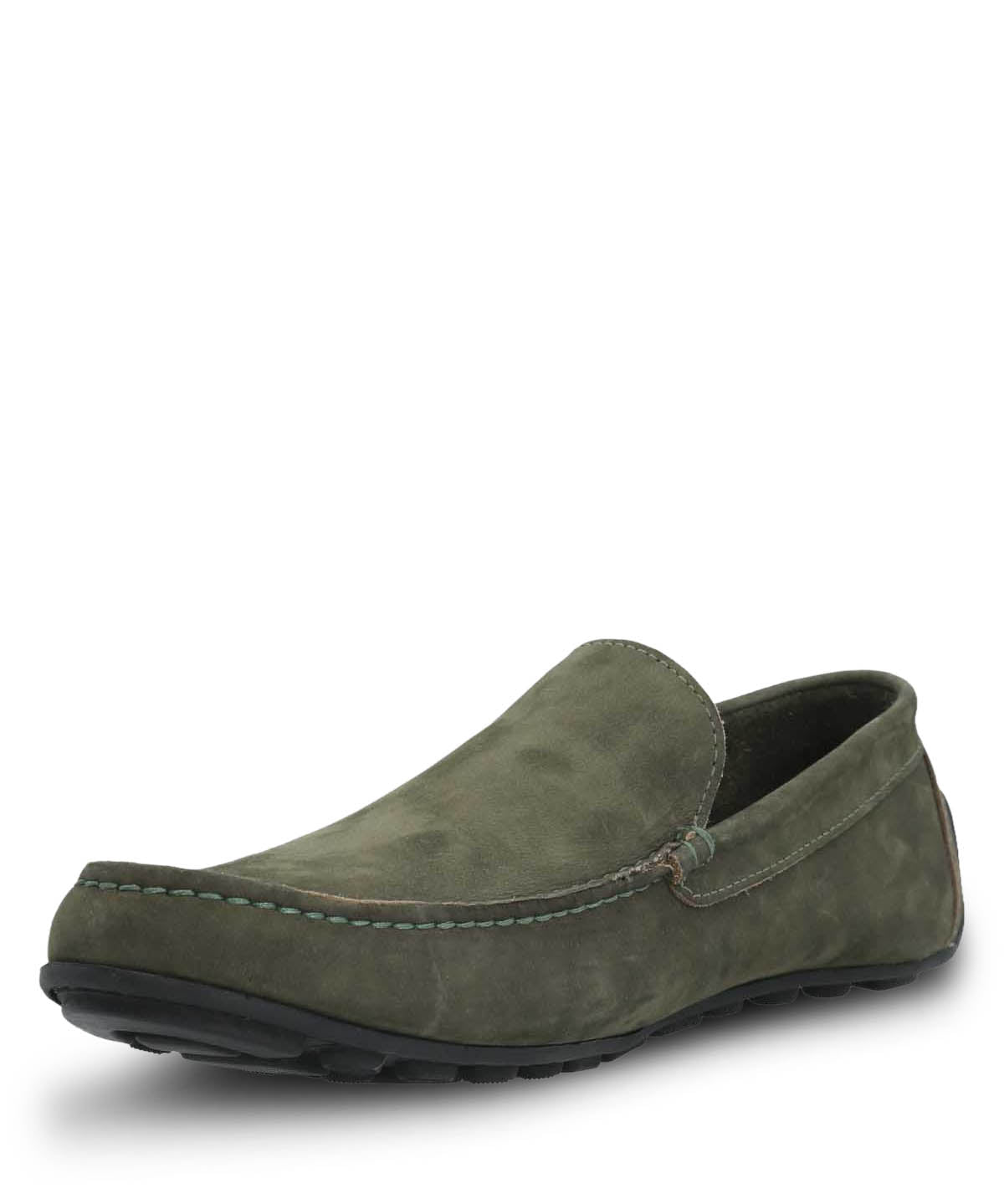Mocasin Cuero Hombre Blumenau Verde | Hush Puppies