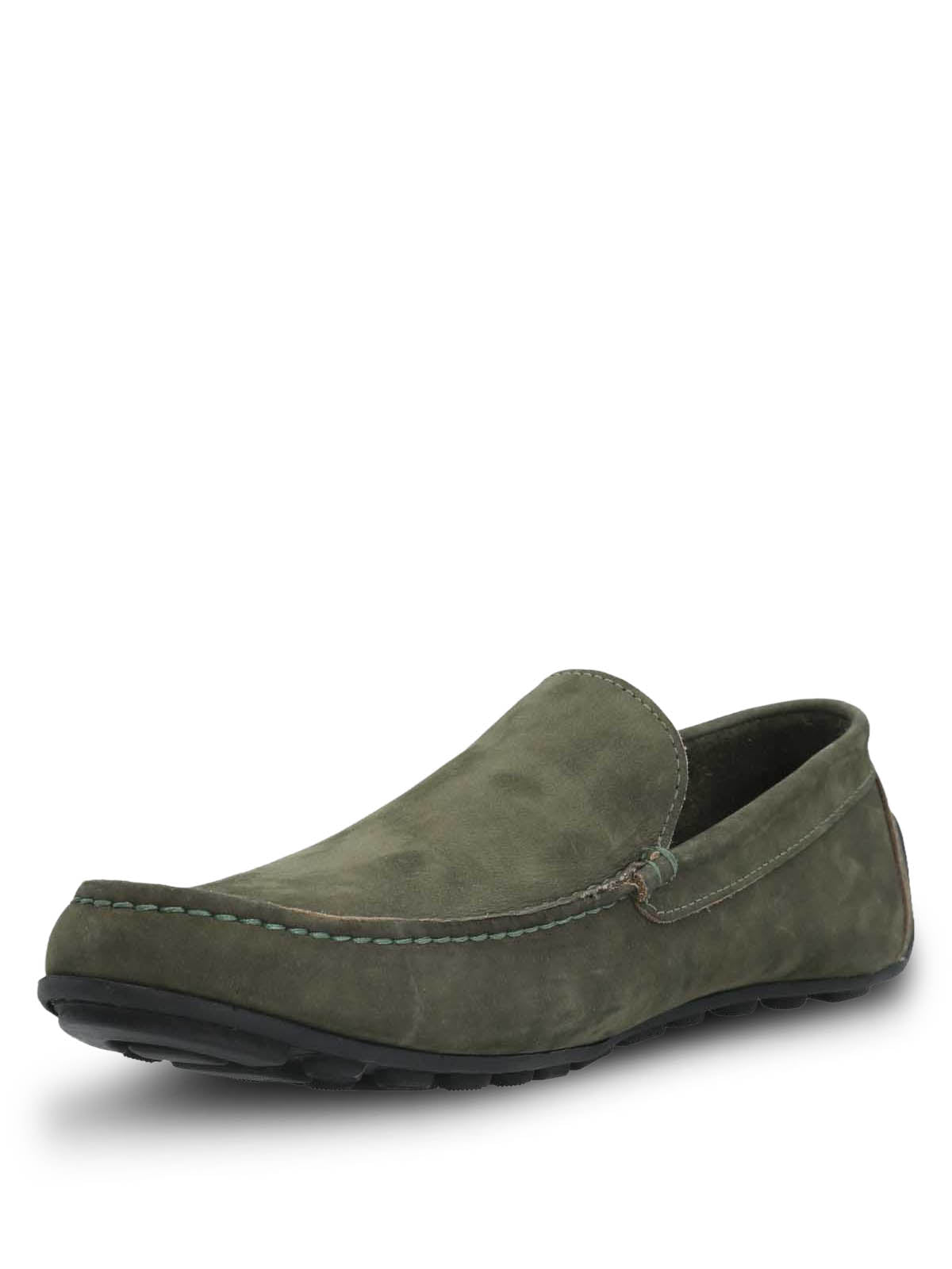 Mocasin Cuero Hombre Blumenau Verde | Hush Puppies