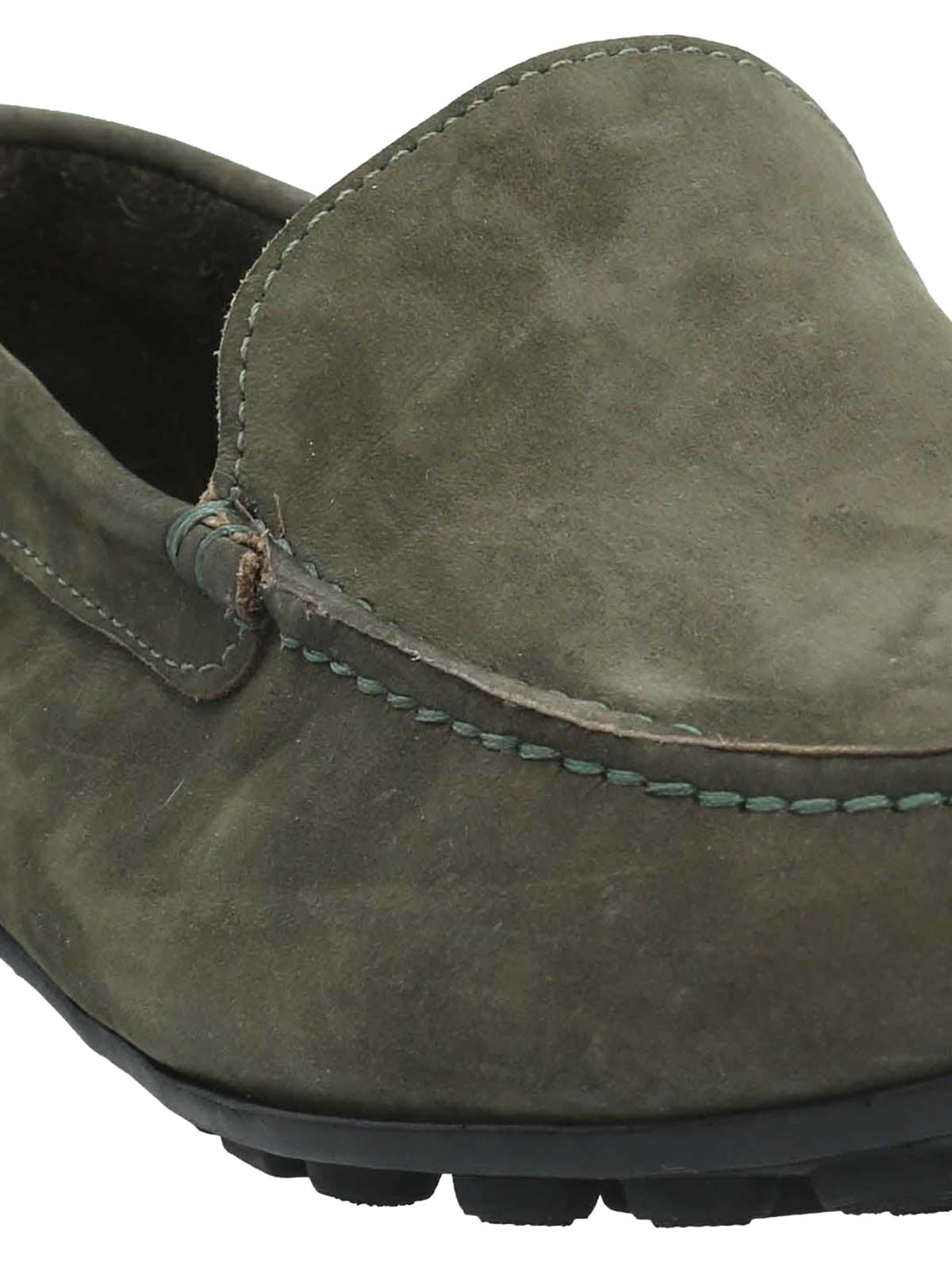 Mocasin Cuero Hombre Blumenau Verde | Hush Puppies