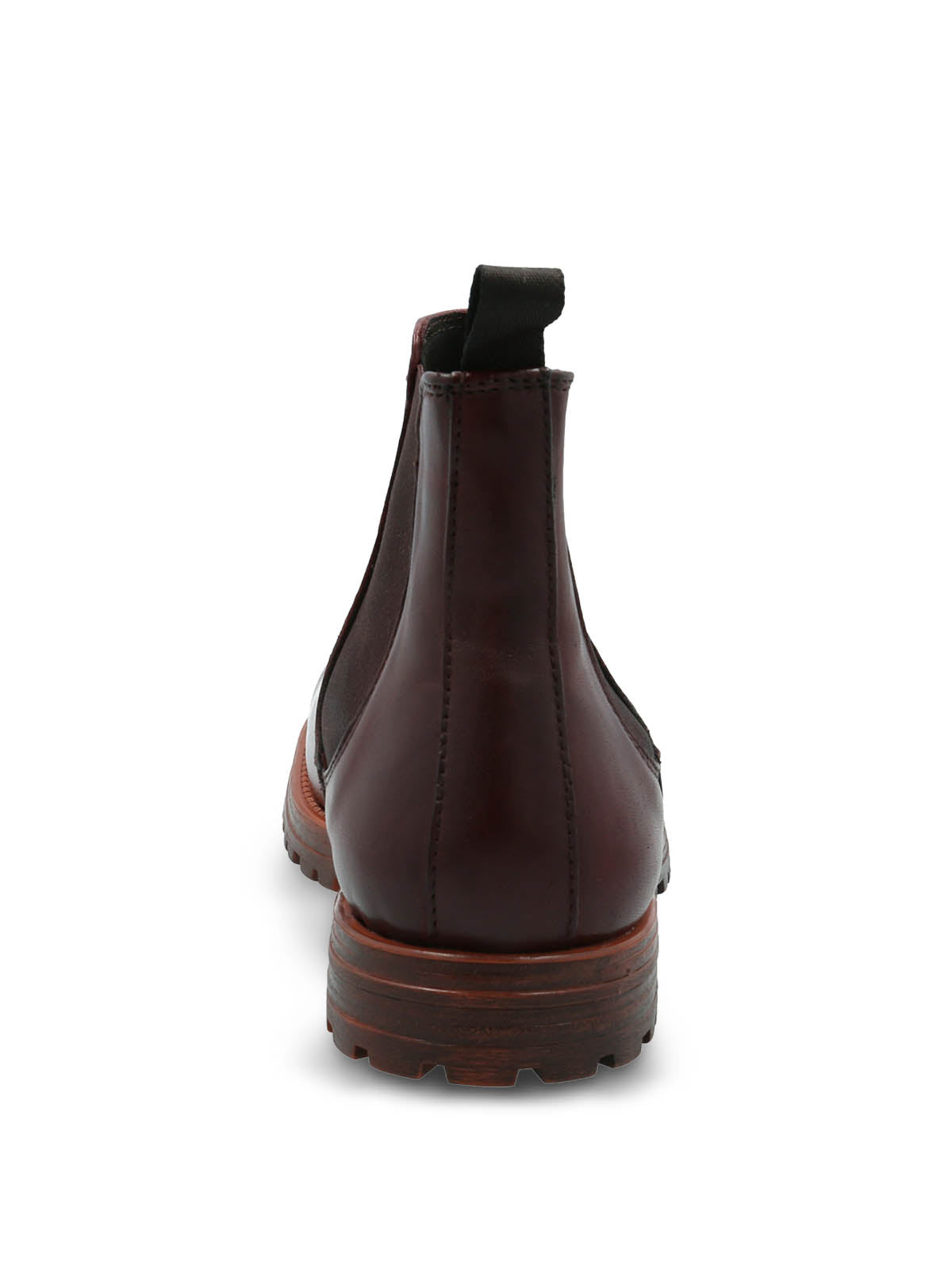 Botin Cuero Hombre Italiano Montena Burdeo Hush Puppies