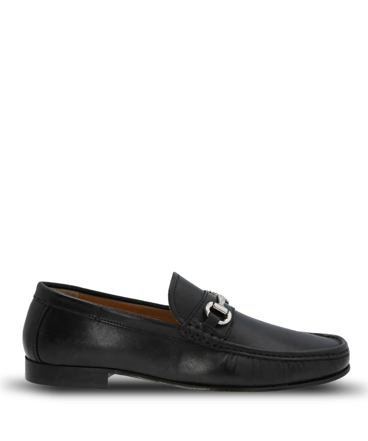 Mocasin Cuero Hombre Italiano Spello Negro Hush Puppies