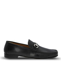 Mocasin Cuero Hombre Italiano Spello Negro Hush Puppies