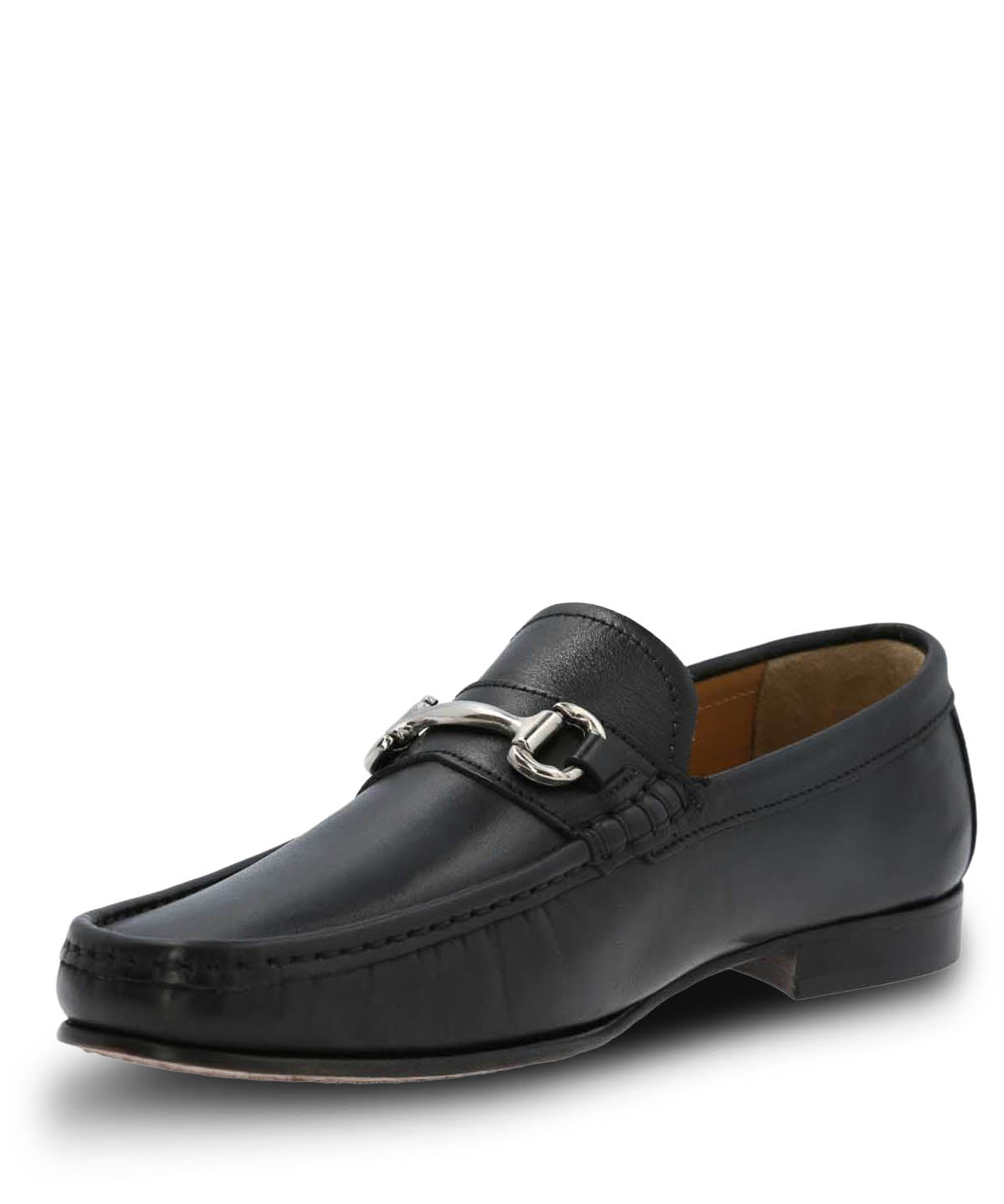 Mocasin Cuero Hombre Italiano Spello Negro Hush Puppies