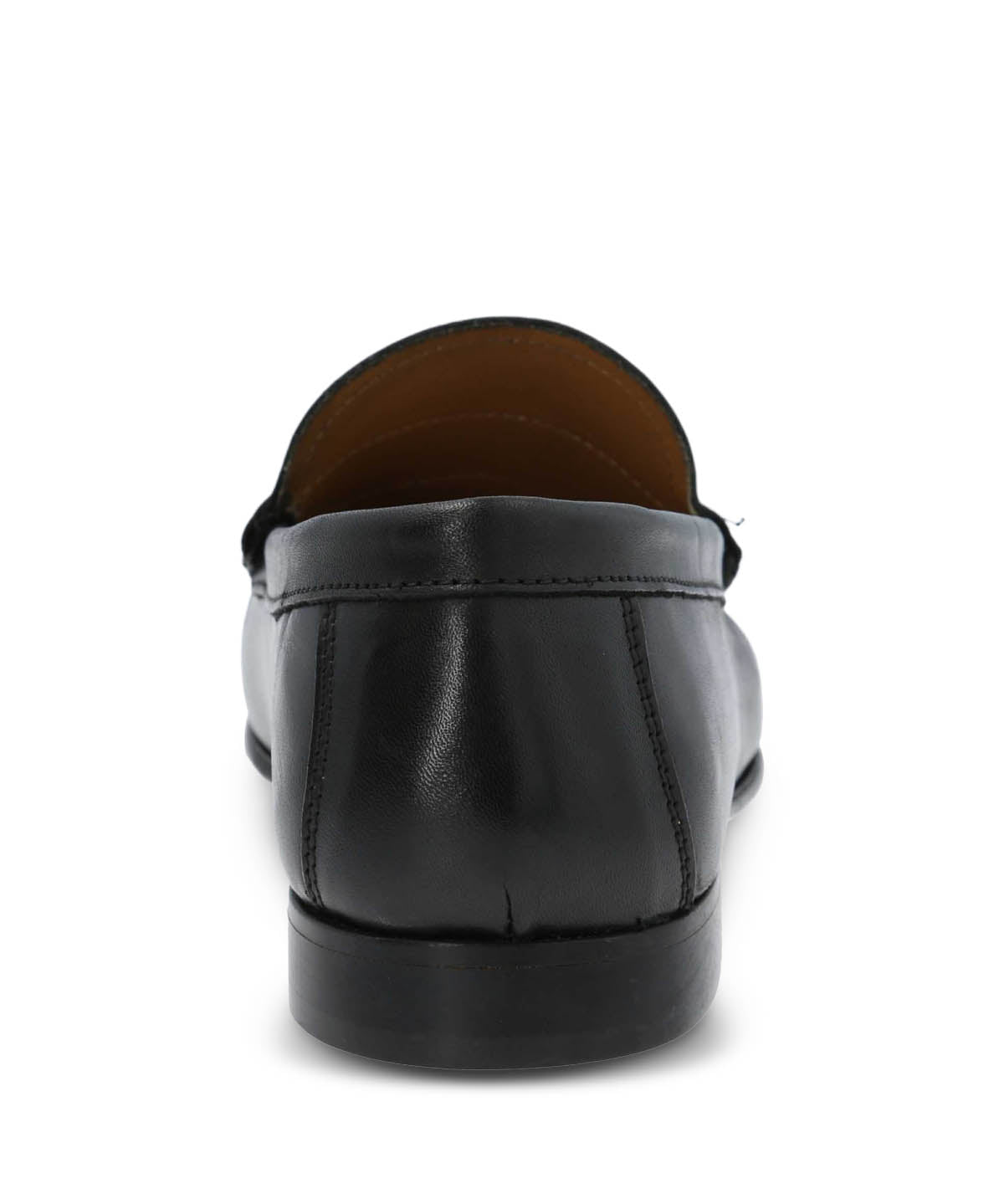 Mocasin Cuero Hombre Italiano Spello Negro Hush Puppies