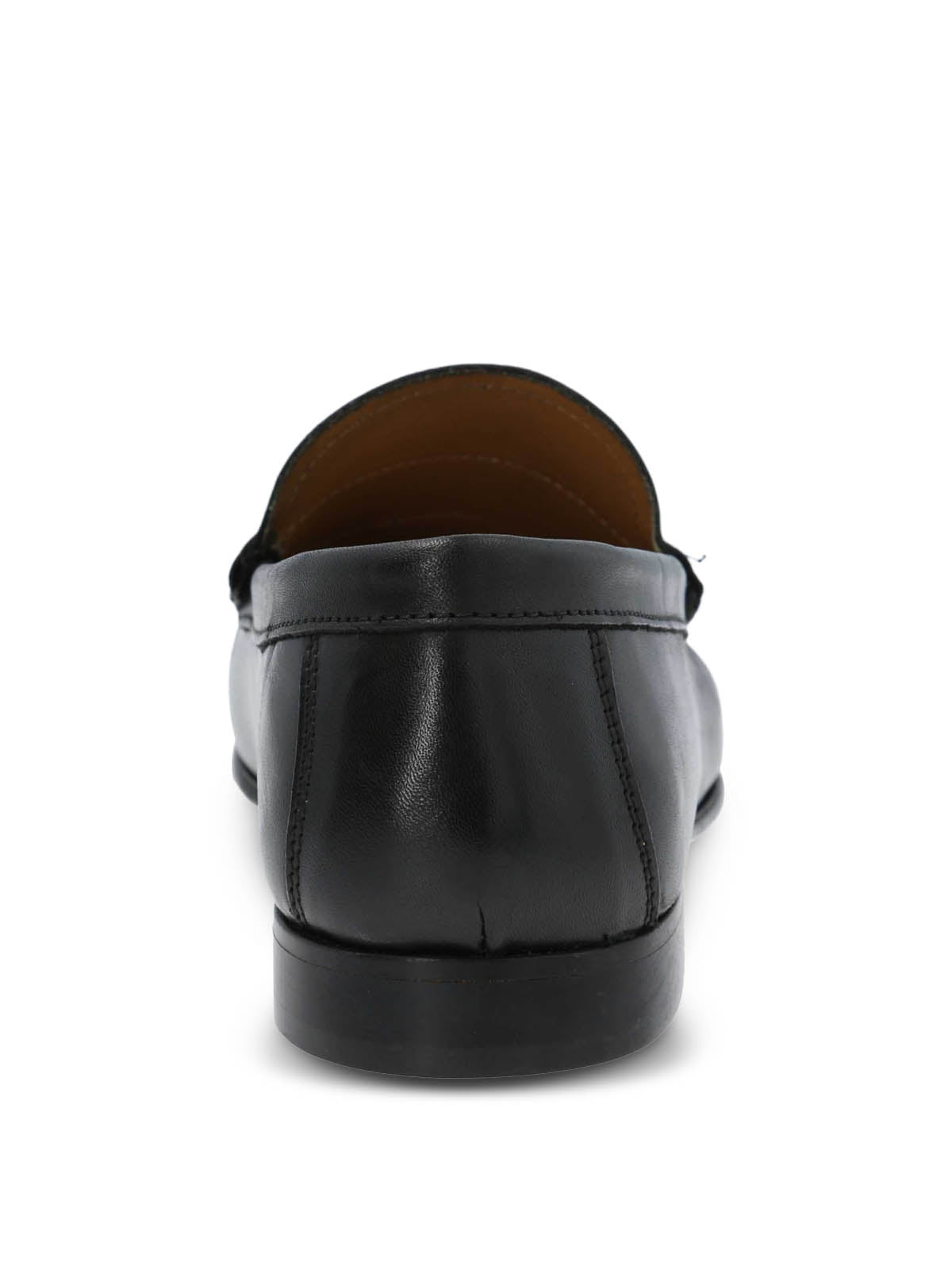 Mocasin Cuero Hombre Italiano Spello Negro Hush Puppies