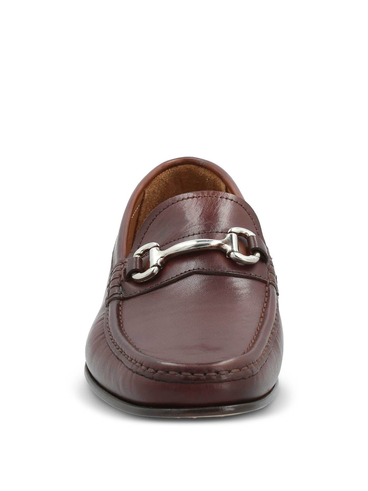 Mocasin Cuero Hombre Italiano Spello Café Hush Puppies
